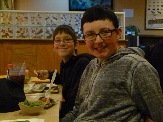 Julian and friend, Charles!